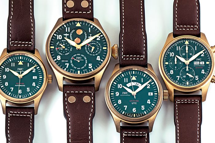 IWC_ New Spitfire Line with Bronze Case & Green Dial (SIHH 2019)