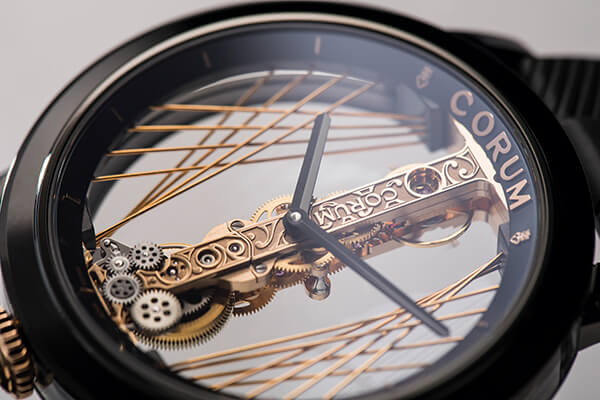 腕錶內搭建的吊橋 Corum Golden Bridge Round 43mm Art Deco