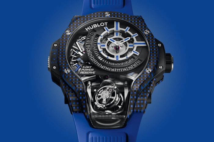 Hublot MP-09 Tourbillon Bi-Axis 5 Days Power Reserve 3D Carbone 添上燦爛色彩