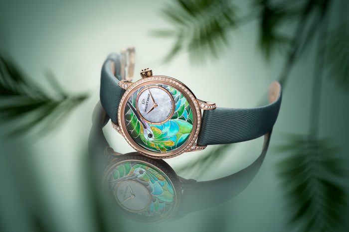 「蜂鳥」定「瘋了」？ Jaquet Droz Petite Heure Minute Smalta Clara Humming Bird