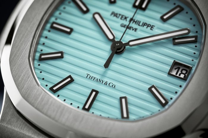 【Patek Philippe x Tiffany & Co. 】聯乘製作 Nautilus 特別版本 Ref. 5711/1A-018 Tiffany 藍色錶盤限量 170 枚
