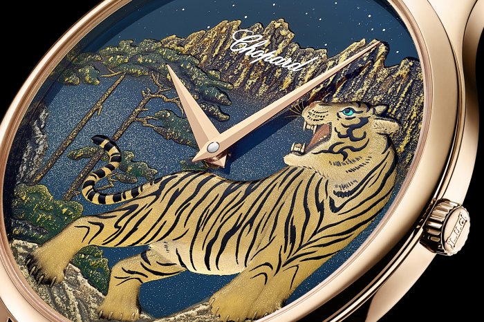 【Chopard】與日本漆藝大師攜手合作﹒製作賀年新作 L.U.C XP 虎年蒔繪腕錶