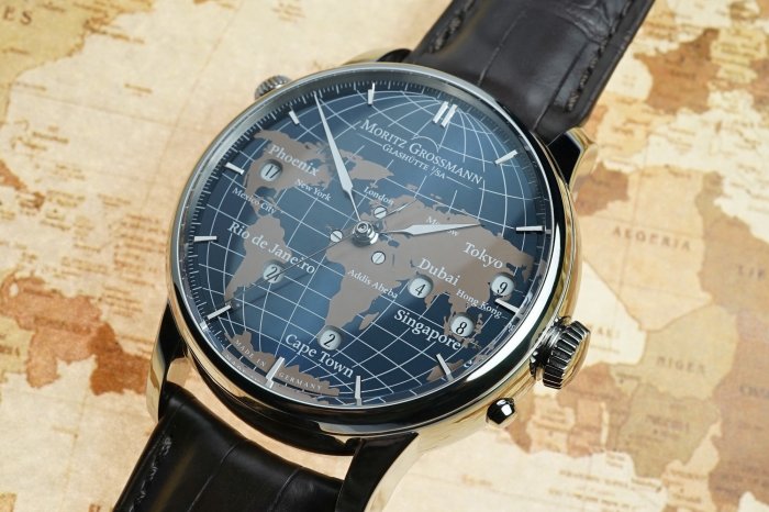 【Moritz Grossmann】全新世界時間大作 Universalzeit腕錶﹒獨特顯示時間方式﹒讓你一眼關七…個時區