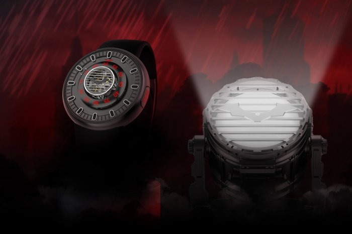 【Kross Studio x The Batman】限量僅10枚﹒蝙蝠俠新裝備﹒中置陀飛輪腕錶