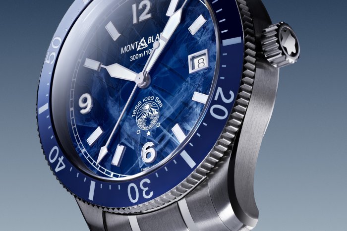Watches and Wonders 2022新錶丨Montblanc 1858 Iced Sea 丨性價比極高的潛水錶丨如冰川一樣的冰質錶盤