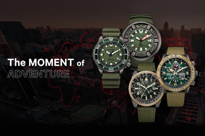 【CITIZEN｜PROMASTER﹒全新專業運動腕錶以軍綠色為主調﹒開啟 “The Moment of Adventure”】
