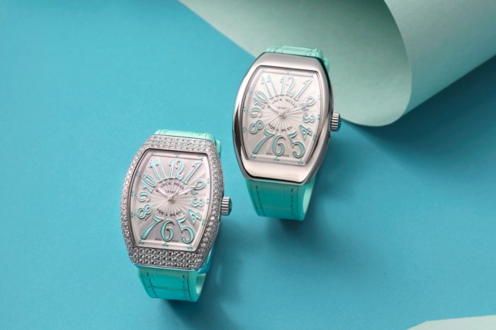 Franck Muller Vanguard Aqua Bleu collection丨今期大熱粉藍色