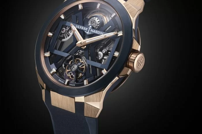 新錶介紹丨Ulysse Nardin Blast Tourbillon Blue & Gold丨充滿強大的視覺衝擊