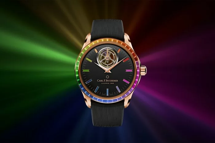 【新錶速報】 CARL F. BUCHERER 新作眩目登場|彩虹色軸完美揉合現代風格