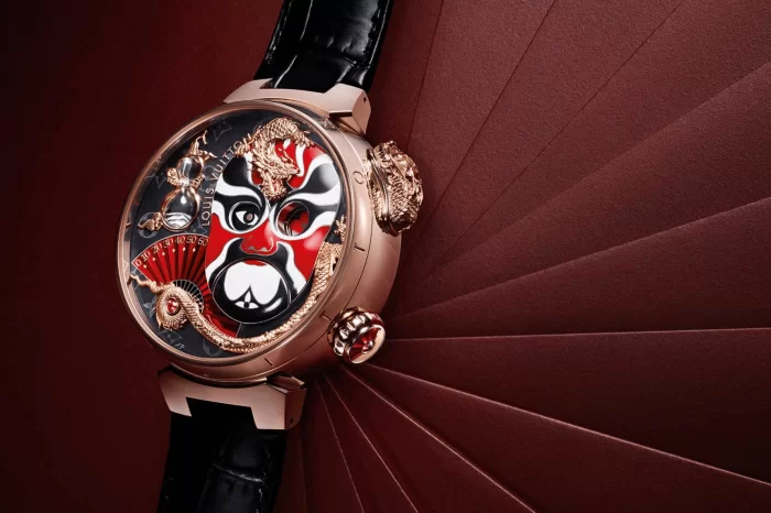【新錶介紹】Louis Vuitton 路易威登玩變臉﹒錶盤可動京劇大花面﹒跳時逆跳﹒Tambour Opera Automata複雜腕錶