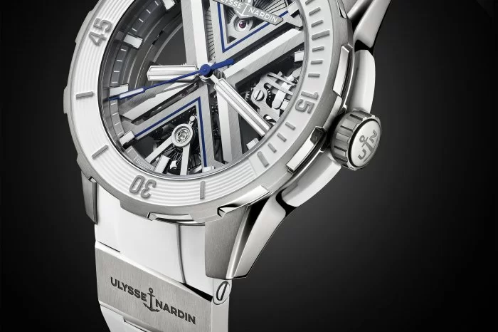 【Watches & Wonders 2023 新錶速報｜Ulysse Nardin 雅典錶 Diver X Skeleton White｜名符其實的X-factor】