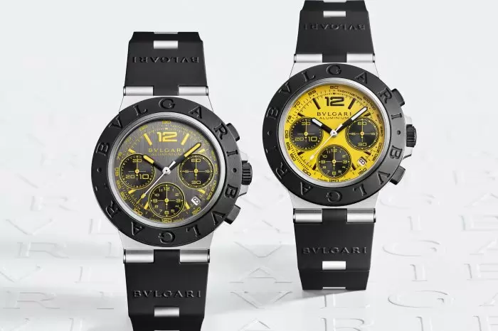 【BVLGARI｜黑黃雙色．全新時計搭配 「Aluminium Vision GT 概念車」登場｜新錶速報】