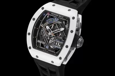 【新錶速報】Richard Mille 白色陶瓷錶殼版RM 30-01．上鏈離合器系統．保持動力不多不少剛剛好