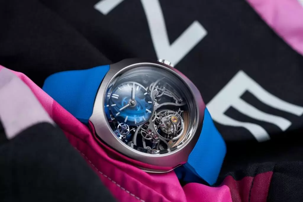 【新錶速報】H. Moser &#038; Cie. x Alpine Motorsports﹒共創萊茵河畔的極速傳說﹒Streamliner Cylindrical Tourbillon Skeleton Alpine限量版