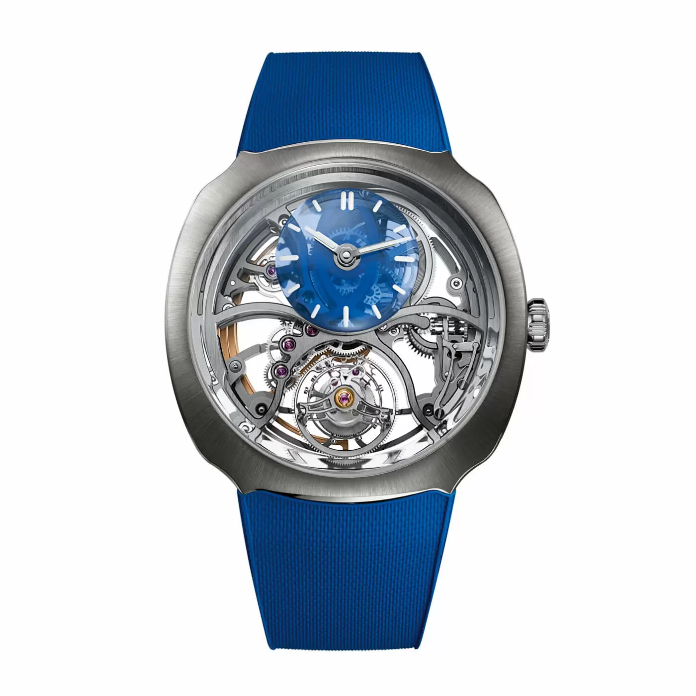 H. Moser & CIE Streamliner Cylindrical Tourbillon Skeleton Alpine Limited Edition