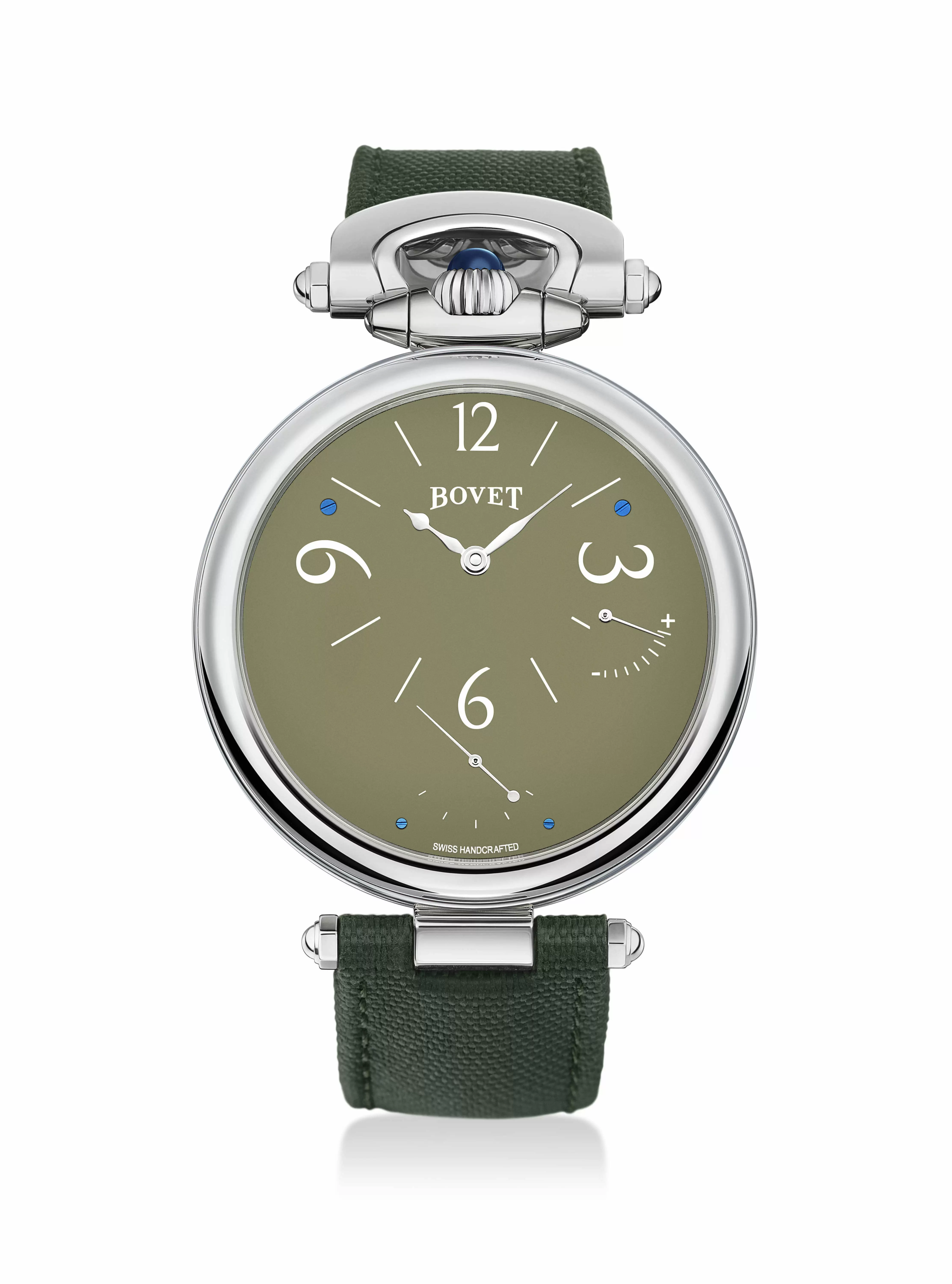 BOVET 19Thirty 十周年特別版腕錶 - 綠色「薄暮時分」漆面