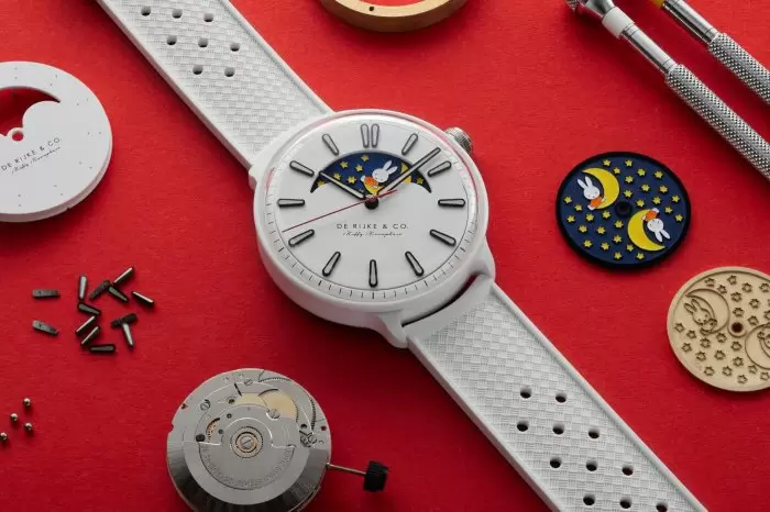Miffy x De Rijke & Co　Miffy Moonphase Ceramic全白色終極限量版（售價及介紹）｜新錶速報