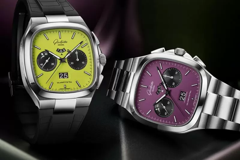 復古電視屏框玩轉未來色彩　GLASHÜTTE ORIGINAL全新限量版