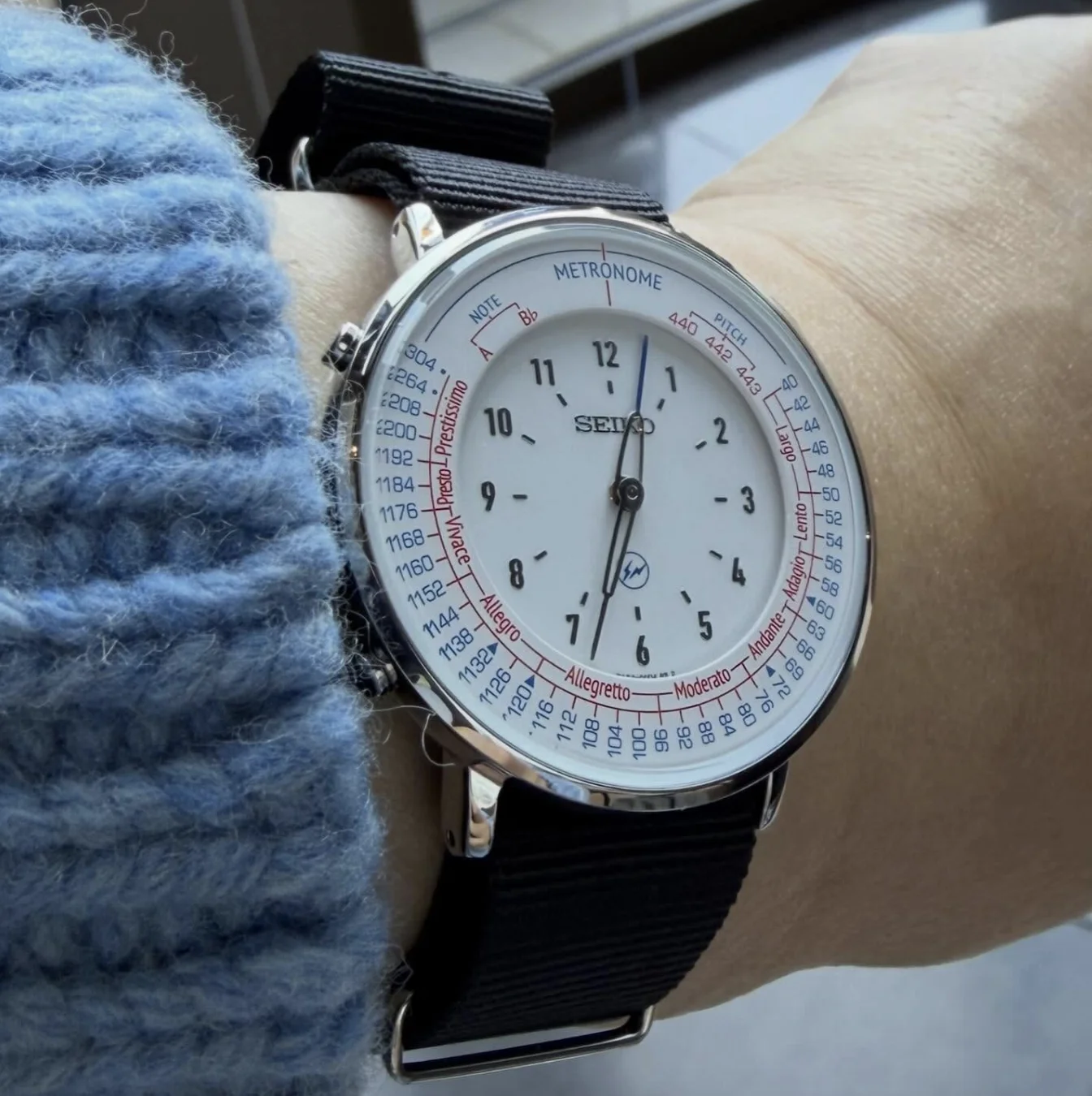 藤原浩x Seiko首度聯乘丨Seiko Metronome Watch fragment Edition 戴 