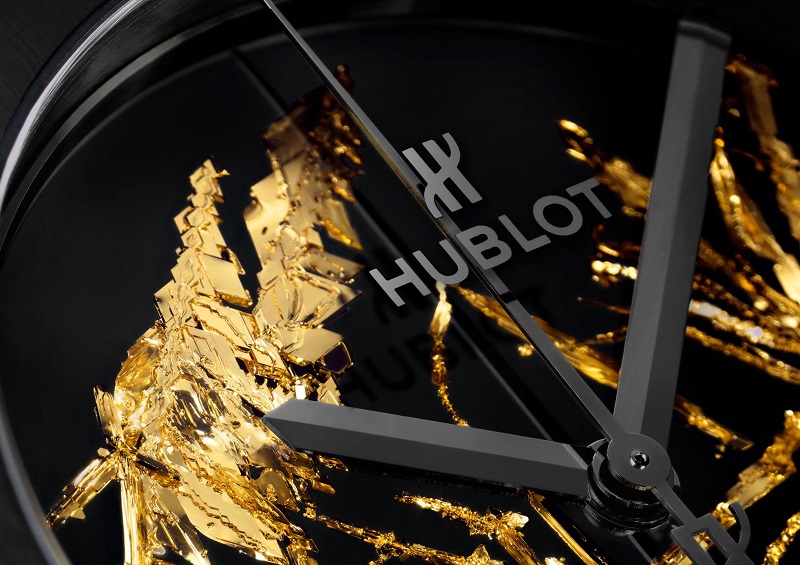 Hublot經典融合系列黃金結晶體腕錶