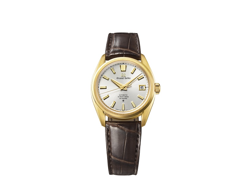 Grand Seiko 60 週年限量版腕錶 型號SLGH002／40毫米18K黃金錶殼／限量100只／防水100米／參考價EUR45,000。
