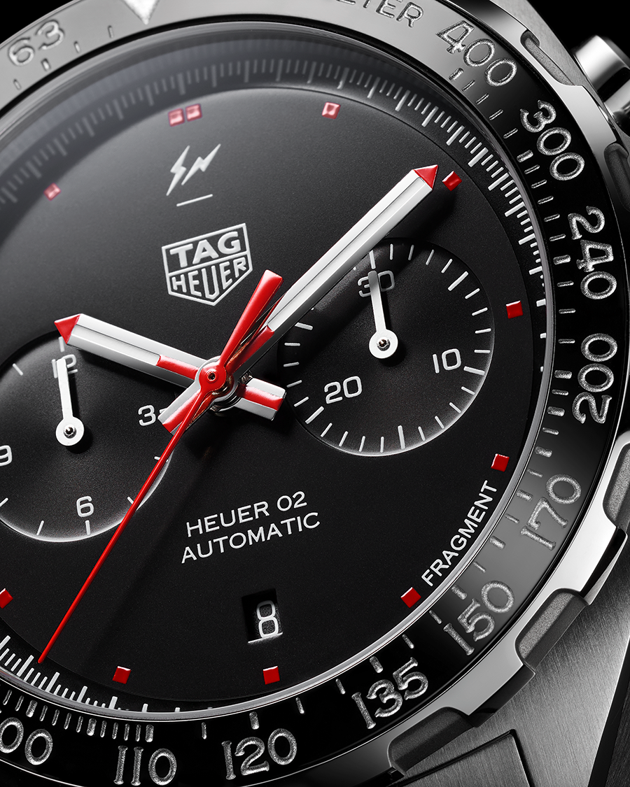 閃電來襲 Heuer Fragment Design Heuer 02聯名計時腕錶 這道閃電打中你了嗎 Mingwatch Tw Mingwatch Tw