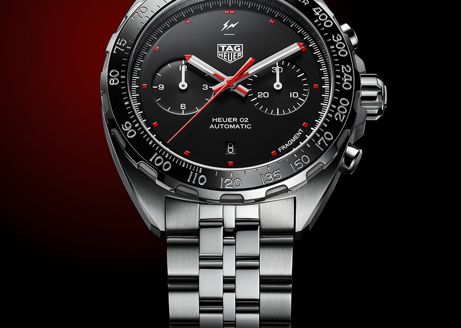 TAG Heuer × Fragment Design Heuer 02聯名計時腕錶