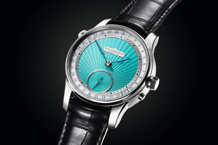 Moritz Grossmann DATE Turquoise｜綠松石色錶盤丨德國與瑞士合璧
