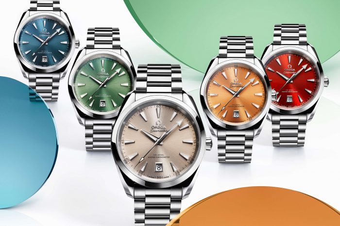 【OMEGA Aqua Terra Shades系列新款腕錶｜名符其實的五光「十色」｜新錶速報】