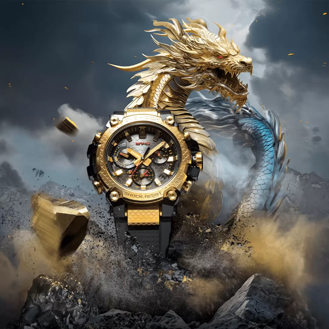 【G-SHOCK｜金龍獻禮．蝕刻和雷射加工鍛造錦繡龍鱗｜新錶速報】