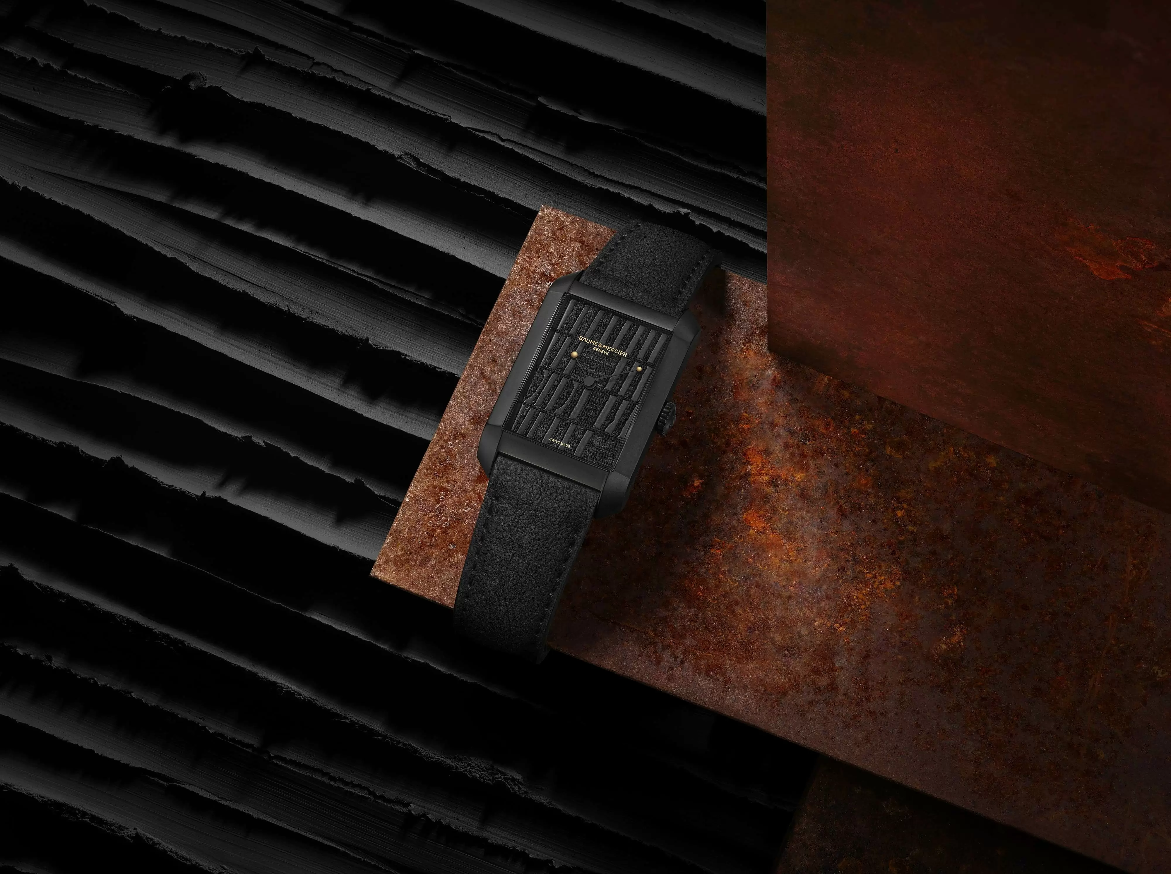 【新錶速報】Baume & Mercier｜方寸之間﹒超越黑色之美｜Hampton Polyptyque Musée Soulages十周年特別版