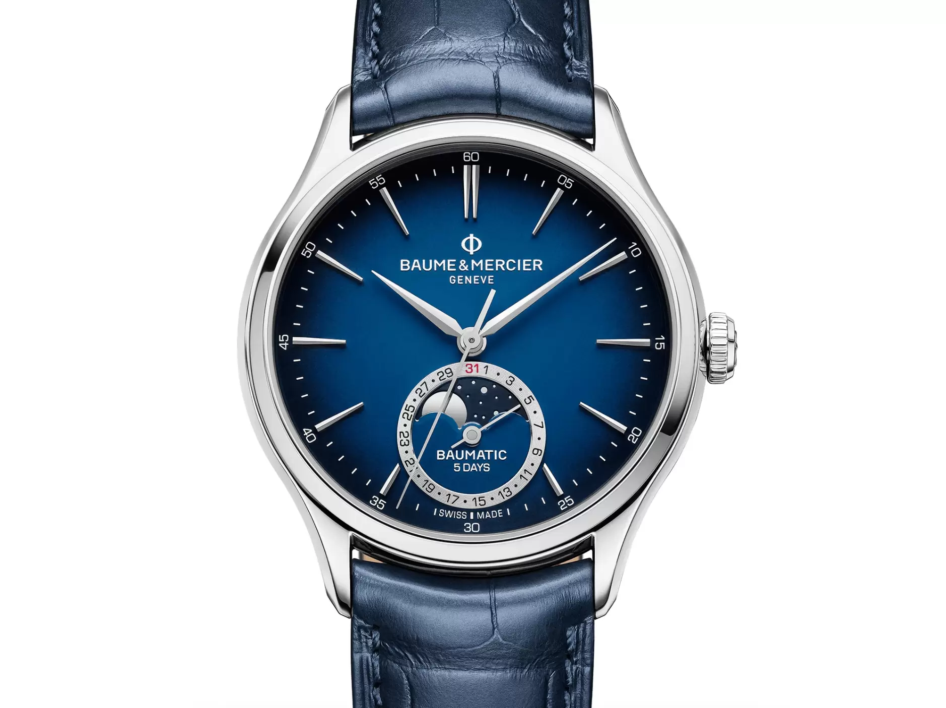 【WATCHES & WONDERS 2024｜Baume & Mercier新作嚴選一枚】Baume & Mercier Clifton Baumatic Moonphase Date