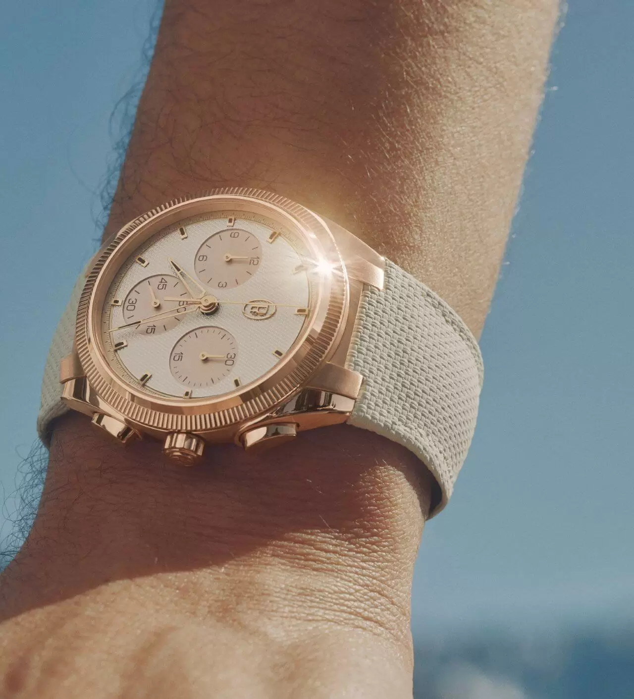 優雅地捨棄日期　PARMIGIANI FLEURIER Tonda PF Sport Chronograph玫瑰金新作